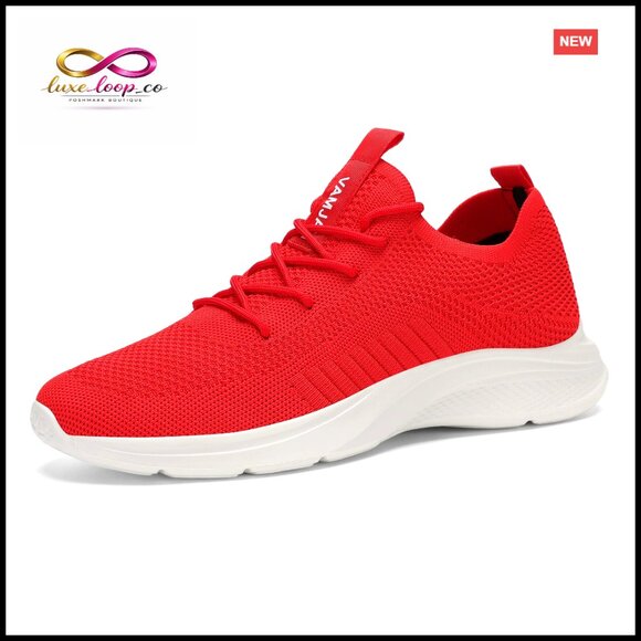 Men's Running Shoes Lightweight Breathable Mesh Sneakers for Walking Workout